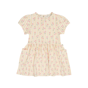 House of Jamie House of Jamie Relaxed Pocket Jurk Cherry Party 8719654188768 HOJ SS26 Kleding & Accessoires Rokjes & Jurkjes  Wijs west