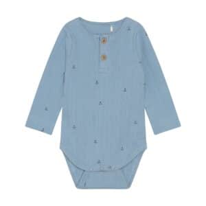 Fixoni Fixoni Body LS  Mountain Spring 5713438671111 Fixoni SS26 Kleding & Accessoires Baby Rompers Wijs west