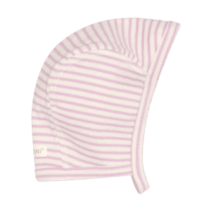 Fixoni Fixoni Helmet Rib Bleached Mauve 5713438672859 Fixoni SS26 Kleding & Accessoires Baby Babymutsjes & Hoedjes Wijs west