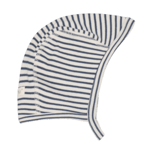 Fixoni Fixoni Helmet Rib Vintage Indigo 5713438672897 Fixoni SS26 Kleding & Accessoires Baby Babymutsjes & Hoedjes Wijs west