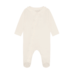 Fixoni Fixoni Romper Ls Pointelle Eggnog 5713438673313 Fixoni SS26 Kleding & Accessoires Baby Rompers Wijs west