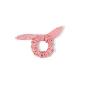 Nixnut Nixnut Bow Scrunchie Lotus Checkered 8720963647365 Nixnut SS26 Verzorging Haaraccessoires Haarelastiekjes Wijs west