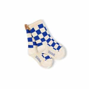 Nixnut Nixnut Checkered Sokken Azul 8720963658590 Nixnut SS26 Kleding & Accessoires Sokken & Maillots  Wijs west