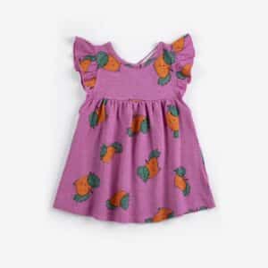 Bobo Choses Bobo Choses Tangerine All Over Ruffled Jurk 3 8445782356112 33 Kleding & Accessoires Baby Wijs west
