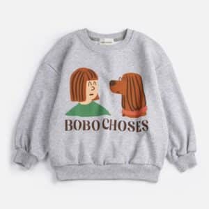 Bobo Choses Bobo Choses Friends In A Pickle Sweatshirt 8445782361581 Bobo SS26 Kleding & Accessoires Sweaters & Truien  Wijs west