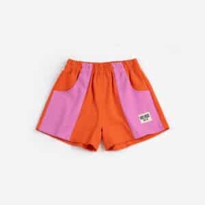 Bobo Choses Bobo Choses Color Block Woven Shorts 8445782363141 Bobo SS26 Kleding & Accessoires Broeken Korte Broeken Wijs west