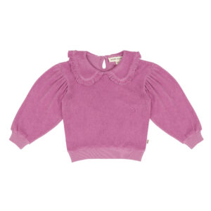 House of Jamie House of Jamie Balloon Collar Sweater Violet 8719654189062 HOJ SS26 Kleding & Accessoires Sweaters & Truien Wijs west
