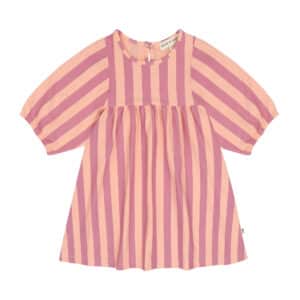 House of Jamie Balloon High Waist Jurk Violet Bellini Stripes