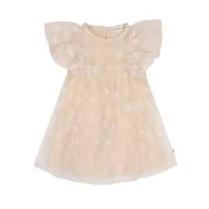 House of Jamie Dreamy Butterfly Jurk Daisy Ivory