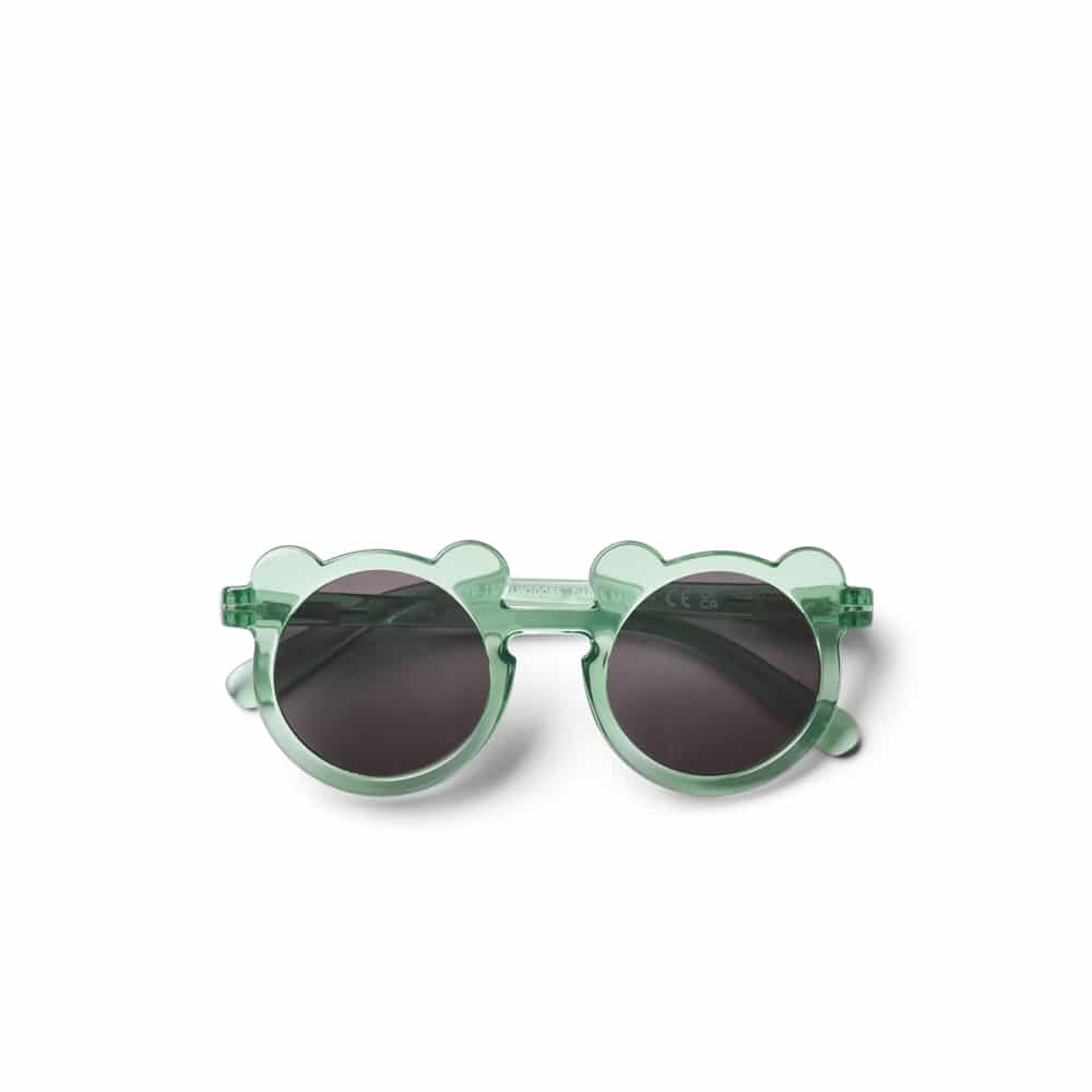 Liewood Liewood Darla Mr Bear Sunglasses 1-3 Y Peppermint Transparent 5715493516376 Liewood SS26 Kleding & Accessoires Accessoires Zonnebrillen Wijs west
