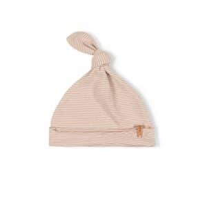 Nixnut Nixnut Newbie Hat Biscuit Stripe 8720963648171 Nixnut SS26 Kleding & Accessoires Baby Babymutsjes & Hoedjes Wijs west