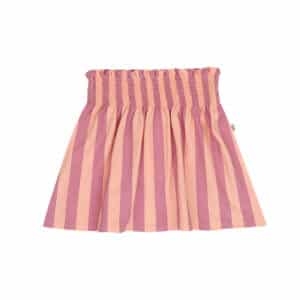 House of Jamie Smocked Rok Violet Bellini Stripes