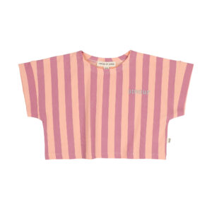 House of Jamie Relaxed Tee Violet Bellini Stripes