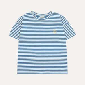 The Campamento The Campamento Blue Stripes Oversized Tshirt TheCampamento-SS26-TC22-1 Campamento Wijs West.jpeg