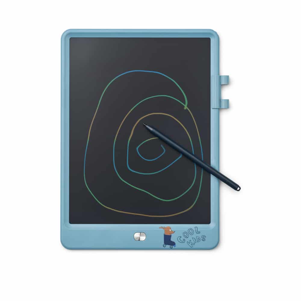 Liewood Liewood Zora Magic Drawing Board 10 Inches Tiger / Beach Blue 5715493530747 Liewood SS26 Speelgoed & Spellen Experimenteren  Wijs west