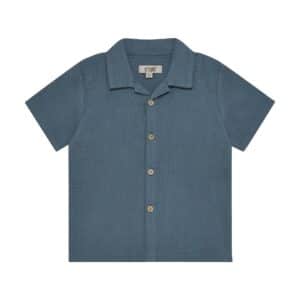 Huttelihut Huttelihut Shirt Muslin Bering Sea 5713438747656 Huttel SS26 Kleding & Accessoires Shirts  Wijs west