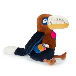 Moulin Roty Grote Activiteiten Knuffel Neushoornvogel Litchi - La Forêt Mawa