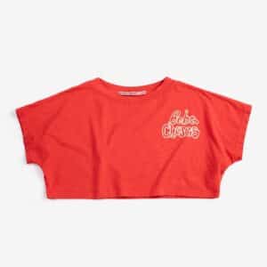 Bobo Choses Bobo Choses Bobo Choses By Hand Cropped T-Shirt 8445782367651 Bobo SS26 Kleding & Accessoires Shirts T-shirts Wijs west