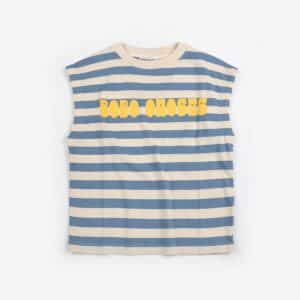 Bobo Choses Bobo Choses Bobo Choses Modern Striped Sleeveless T-Shirt 8445782367712 Bobo SS26 Kleding & Accessoires Shirts T-shirts Wijs west