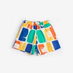 Bobo Choses Bobo Choses Bobo Choses Color All Over Swim Board Shorts 8445782368436 Bobo SS26 Kleding & Accessoires Zwemkleding Zwembroek Wijs west