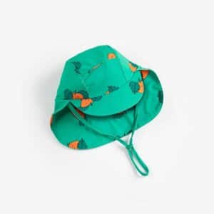 Bobo Choses Bobo Choses Tangerine All Over Swim Cap 8445782375533 Bobo SS26 Kleding & Accessoires Baby Zwemkleding (Baby) Wijs west