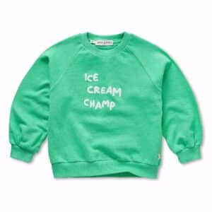 Sproet & Sprout Sproet & Sprout Raglan Sweatshirt Ice Cream Champ Jade Green 1138187282786  Kleding & Accessoires Sweaters & Truien  Wijs west