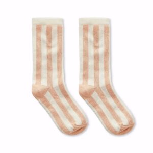 Sproet & Sprout Sproet & Sprout Socks Stripe Pink Blush Pink 1138187298275  Kleding & Accessoires Sokken & Maillots  Wijs west