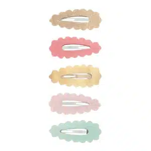 Mimi & Lula Mimi & Lula Scalloped Edge Mini Clic Clacs 5061064832698 Mimi 26 Verzorging Haaraccessoires Haarspeldjes Wijs west