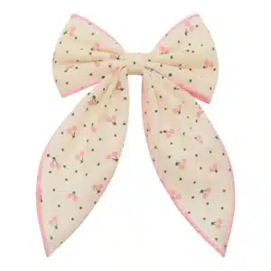 Mimi & Lula Mimi & Lula Cherry Print Bow 5061064833008 Mimi 26 Verzorging Haaraccessoires  Wijs west