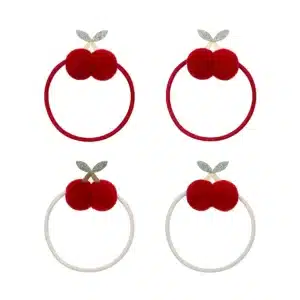 Mimi & Lula Mimi & Lula Pom Pom Cherries Ponies 5061064833299 Mimi 26 Verzorging Haaraccessoires Haarelastiekjes Wijs west