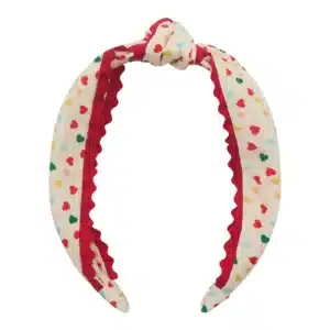 Mimi & Lula Mimi & Lula Heart Print Knotted Alice 5061064833381 Mimi 26 Verzorging Haaraccessoires Haarbanden Wijs west