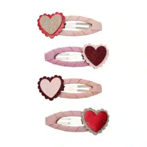 Mimi & Lula Mimi & Lula Scalloped Heart Clic Clacs 5061064833473 Mimi 26 Verzorging Haaraccessoires Haarspeldjes Wijs west