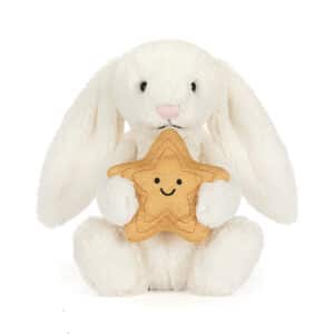 Jellycat Knuffel Cream Bunny with Star