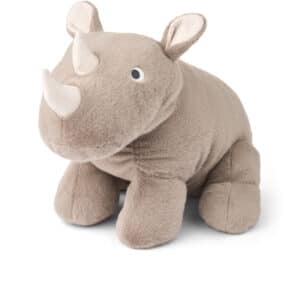 Liewood Liewood Barnaby Rhino Large Teddy Stone Beige 5715493531867 Liewood SS26 Speelgoed & Spellen Knuffels  Wijs west