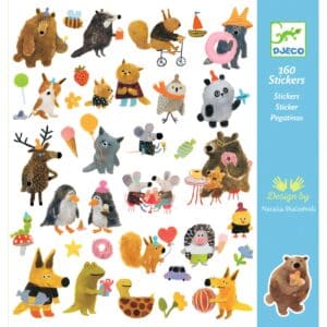 Djeco Djeco Fluffy Friends 3070900093171 DjecoVal26 Speelgoed & Spellen Knutselen  Wijs west