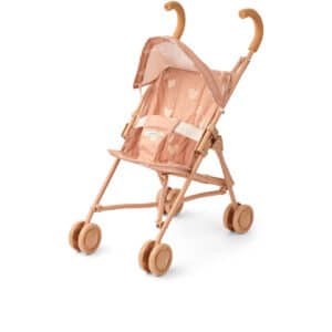 Liewood Liewood Elsie Doll Stroller Sweethearts / Pale Tuscany 5715493531287 Liewood SS26 Speelgoed & Spellen Spelen Poppen Wijs west