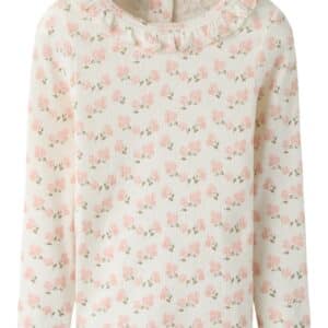 Lil' Atelier Lil' Atelier Top Coconut Milk Hydrangea 5715865896549 Atelier SS26 Kleding & Accessoires Shirts  Wijs west
