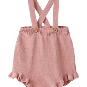 Lil' Atelier Lil' Atelier Overall Shorts Misty Rose 5715829617159 Atelier SS26 Kleding & Accessoires Baby Broekjes Wijs west