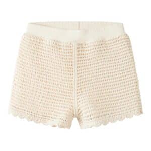 Lil' Atelier Lil' Atelier Shorts Coconut Milk 5715865893739 Atelier SS26 Kleding & Accessoires Broeken Korte Broeken Wijs west