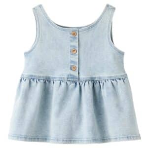 Lil' Atelier Lil' Atelier Top Light Blue Denim 5715865931134 Atelier SS26 Kleding & Accessoires Shirts  Wijs west