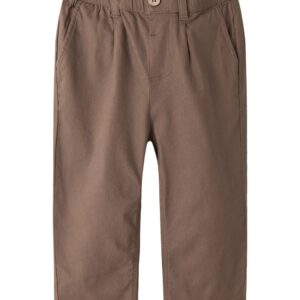 Lil' Atelier Lil' Atelier Broek Shitake 5715865894392 Atelier SS26 Kleding & Accessoires Broeken  Wijs west