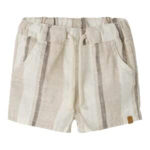 Lil' Atelier Lil' Atelier Shorts Coconut Milk 5715870637694 Atelier SS26 Kleding & Accessoires Baby Broekjes Wijs west