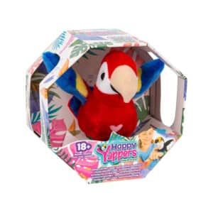 Happy Yappers Rode Papegaai