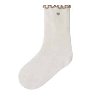 Lil' Atelier Sokken Coconut Milk Oxford Tan