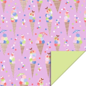 Rol Inpakpapier - Ice Confetti Pink