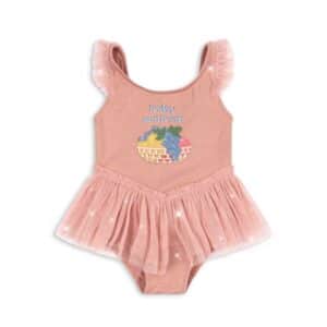 Konges Sløjd Konges Sløjd Amandine Zwempak Powder Pink 5715681180242 Konges SS26 Kleding & Accessoires Zwemkleding Zwempak Wijs west