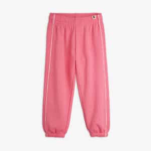 Mini Rodini Mini Rodini Plain Piping Sweatpants Pink 7332754727371 Rodini SS26 Kleding & Accessoires Broeken  Wijs west