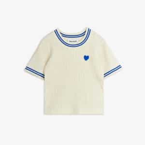 Mini Rodini Mini Rodini Cable Knit Top Off-White 7332754727920 Rodini SS26 Kleding & Accessoires Shirts  Wijs west