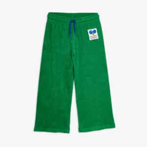 Mini Rodini Mini Rodini Table Tennis Patch Terry Sweatpants Green 7332754730296 Rodini SS26 Kleding & Accessoires Broeken  Wijs west