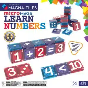 Magna-Tiles Micromags - Learn Numbers 56 Pcs